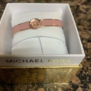 Michael Kors Click Bracelet - Rose Gold & Pink Color